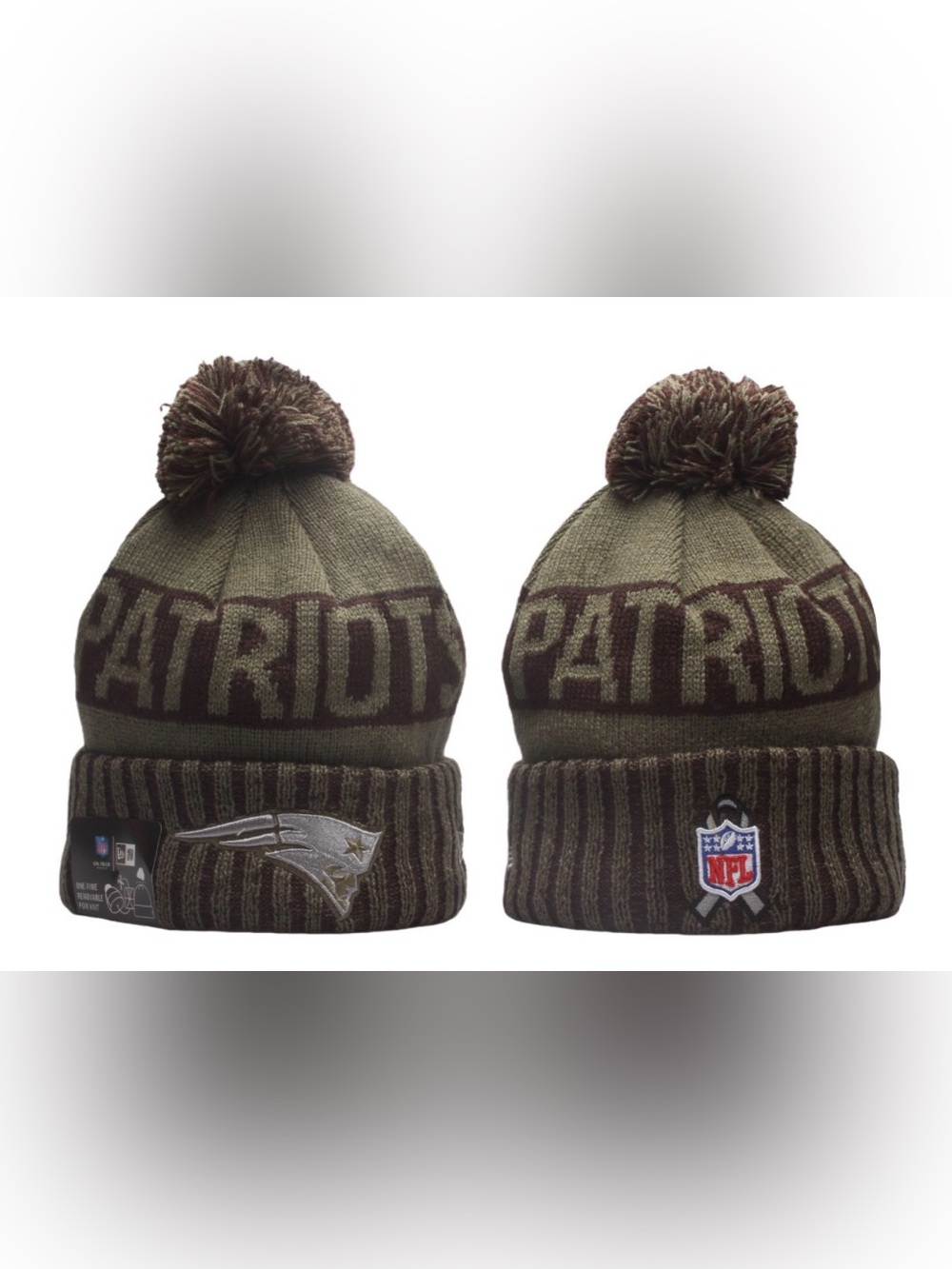 New England Patriots Salute to Service New Era NFL Beanie OSFM - Brand New
